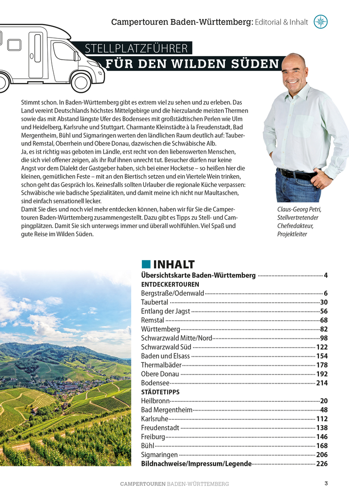 Weitere Ansicht: Entdeckertouren mit dem Wohnmobil Baden-Württemberg