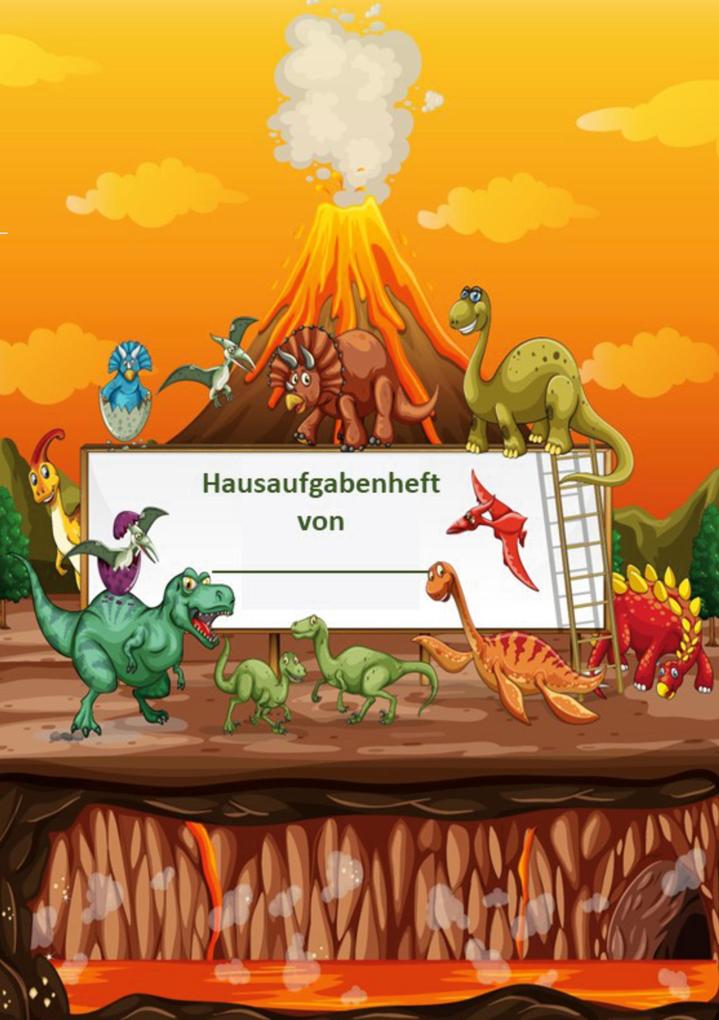 Produktbild: Hausaufgabenheft Dino-Design | Lisa Hubert