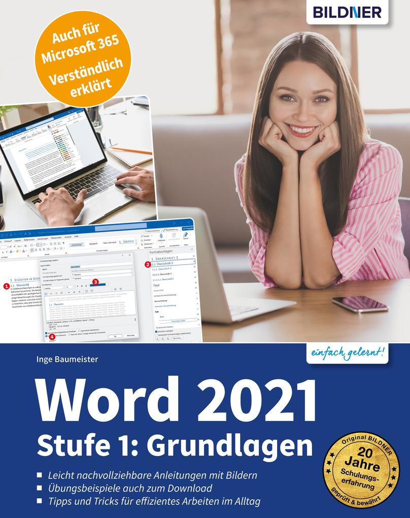 Produktbild: Word 2021 - Stufe 1: Grundlagen | Inge Baumeister
