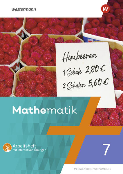 Produktbild: Mathematik 7. Arbeitsheft mit interaktiven Übungen. Für Regionale Schulen in Mecklenburg-Vorpommern | Uwe Scheele, Bernd Liebau, Wilhelm Wilke