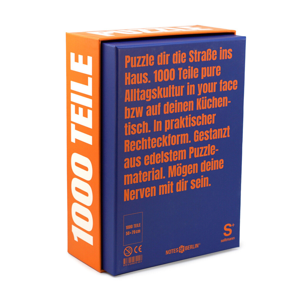 Weitere Ansicht: 1.000 Teile Puzzle Notes of Berlin. Motiv "Badelatschen" | Joab Nist, Oliver Seltmann