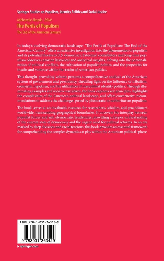 Weitere Ansicht: The Perils of Populism