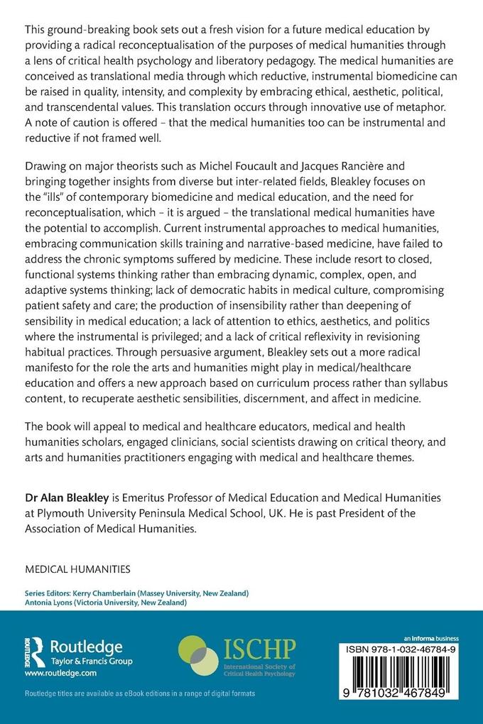 Weitere Ansicht: Medical Humanities | Alan Bleakley