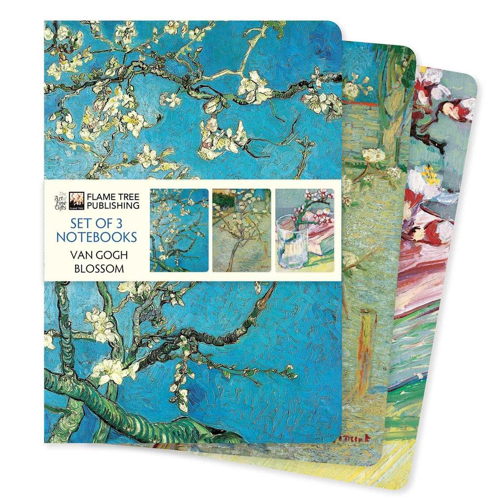 Weitere Ansicht: Vincent Van Gogh: Blossom Set of 3 Standard Notebooks | Flame Tree Publishing