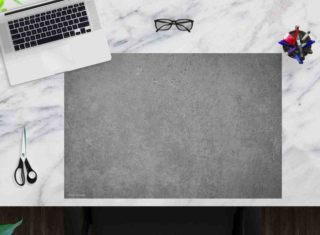Weitere Ansicht: Cover-your-desk Schreibtischunterlage für Kinder und Erwachsene Betonoptik dunkel, aus hochwertigem Vinyl , 60 x 40 cm