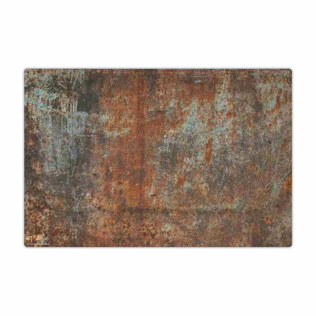 Weitere Ansicht: Cover-your-desk Schreibtischunterlage für Kinder und Erwachsene Stahlplatte Industrial Optik, aus hochwertigem Vinyl , 60 x 40 cm