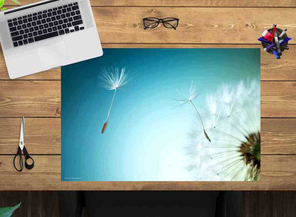 Weitere Ansicht: Cover-your-desk Schreibtischunterlage für Kinder und Erwachsene Pusteblume, aus hochwertigem Vinyl , 60 x 40 cm