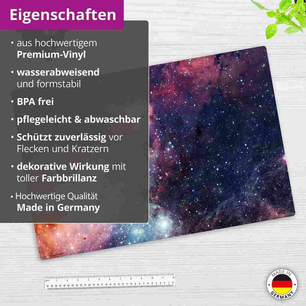Weitere Ansicht: Cover-your-desk Schreibtischunterlage für Kinder und Erwachsene Entfernte Galaxie, aus hochwertigem Vinyl , 60 x 40 cm