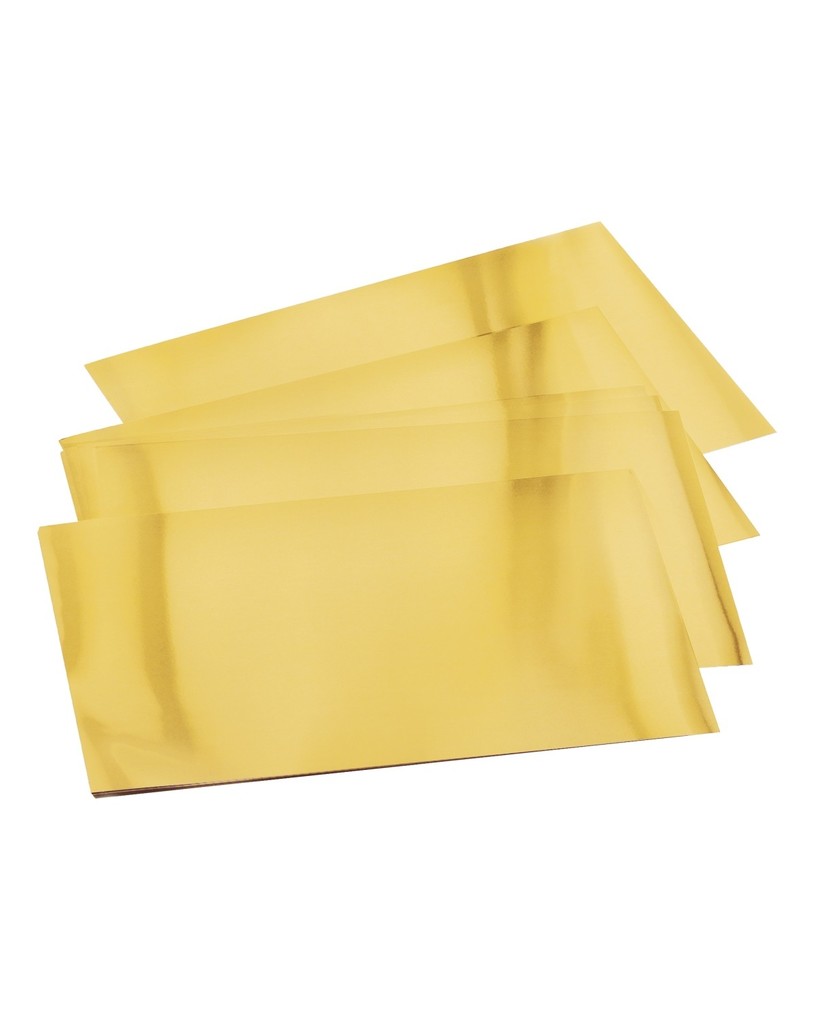 Weitere Ansicht: Folia Prägefolienmappe 70µ, 18,5x29cm, 3 Blatt, gold