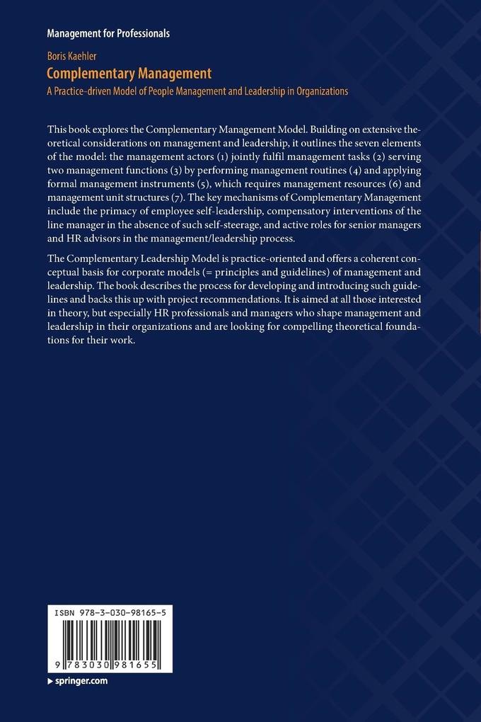 Weitere Ansicht: Complementary Management | Boris Kaehler