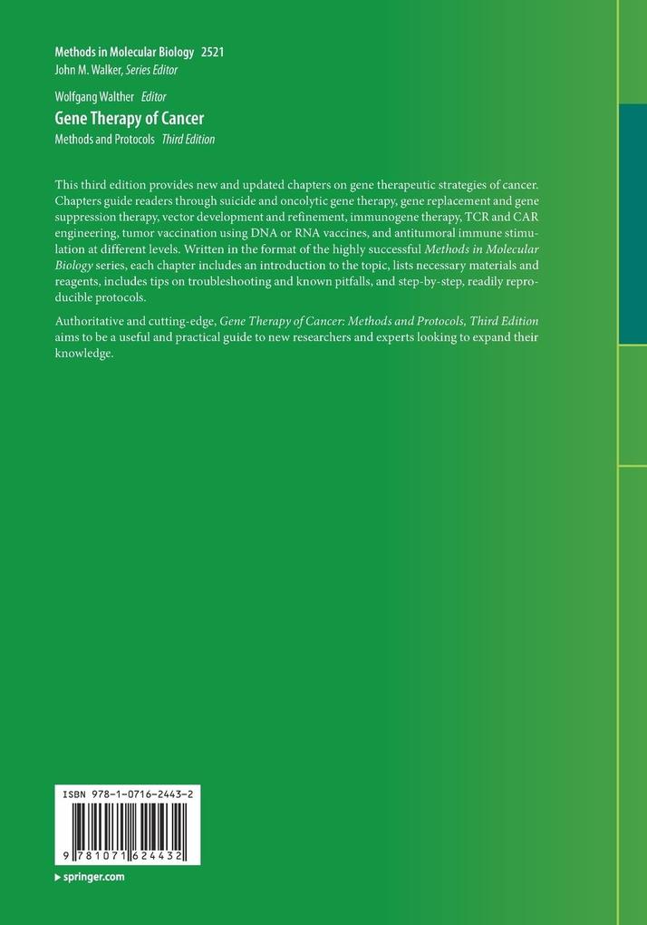 Weitere Ansicht: Gene Therapy of Cancer