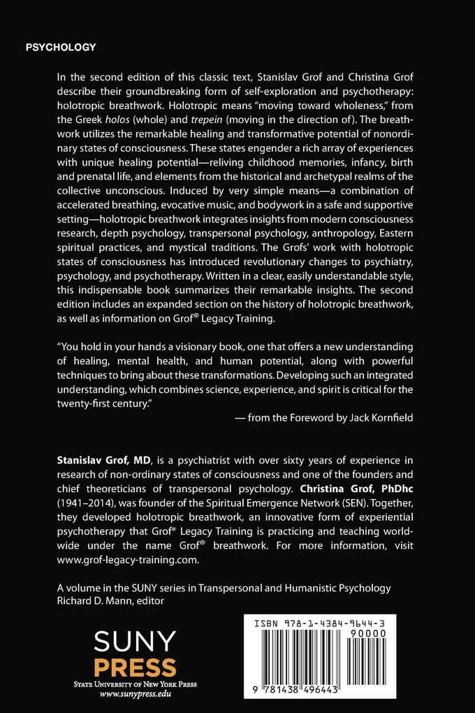 Weitere Ansicht: Holotropic Breathwork | Stanislav Grof, Christina Grof