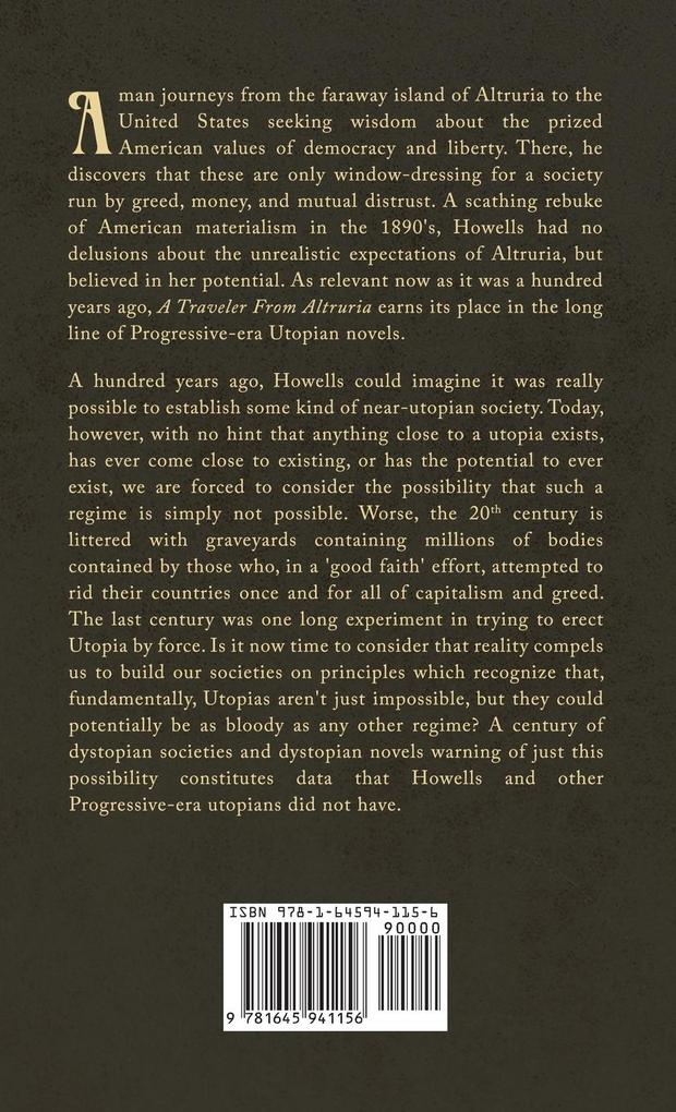 Weitere Ansicht: A Traveler From Altruria | William Dean Howells