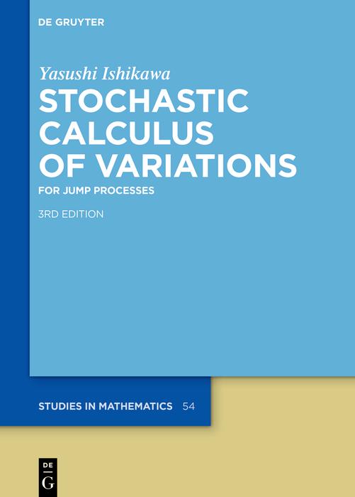 Produktbild: Stochastic Calculus of Variations | Yasushi Ishikawa