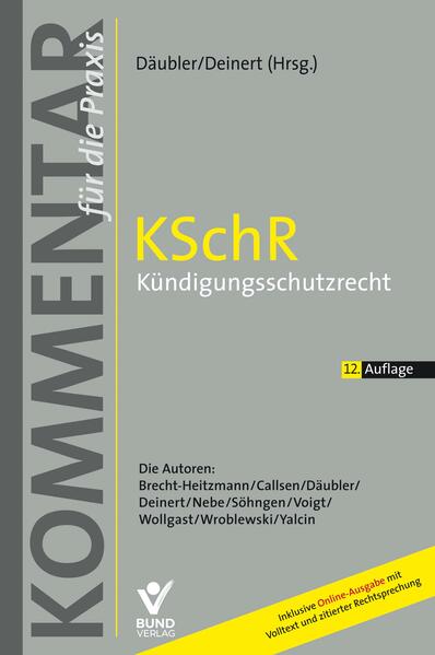 Produktbild: KSchR - Kündigungsschutzrecht