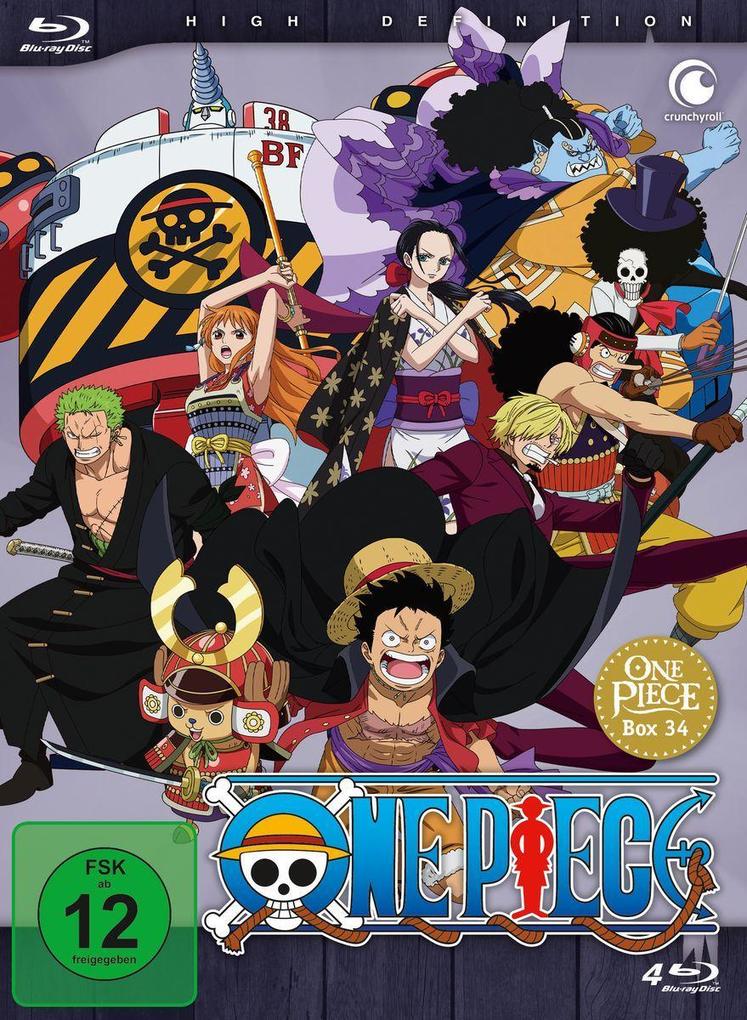 Produktbild: One Piece - TV-Serie - Box 34 (Episoden 976 - 1.000) | Hiroaki Miyamoto, Junji Shimizu, Kônosuke Uda, Munehisa Sakai