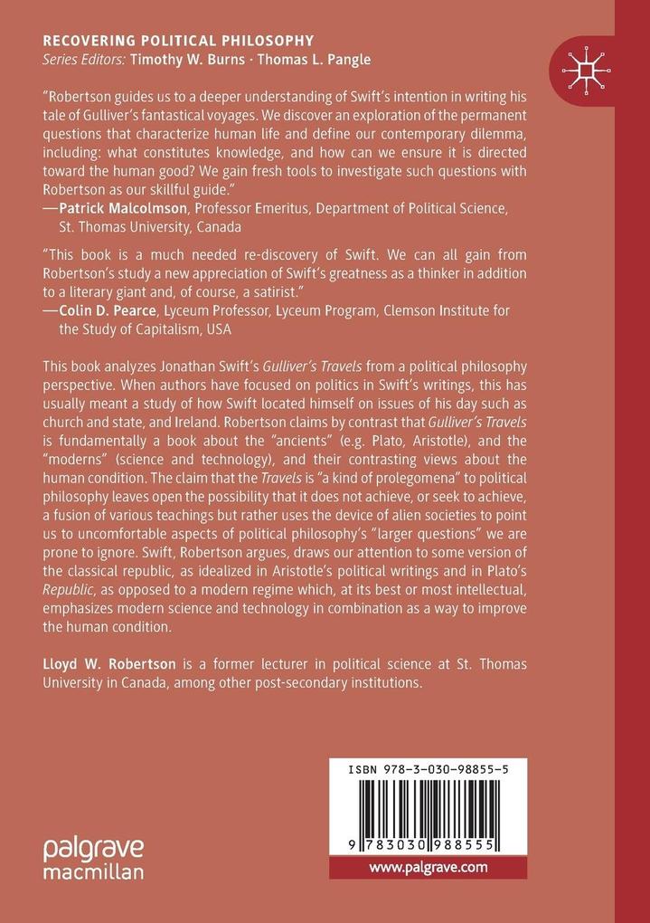 Weitere Ansicht: Political Philosophy in Gulliver's Travels | Lloyd W. Robertson
