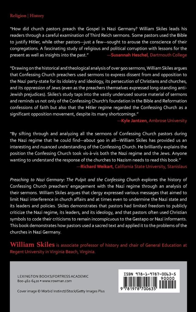 Weitere Ansicht: Preaching to Nazi Germany | William Skiles