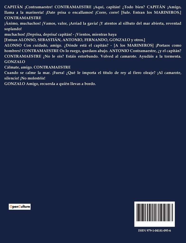 Weitere Ansicht: La Tempestad | William Shakespeare