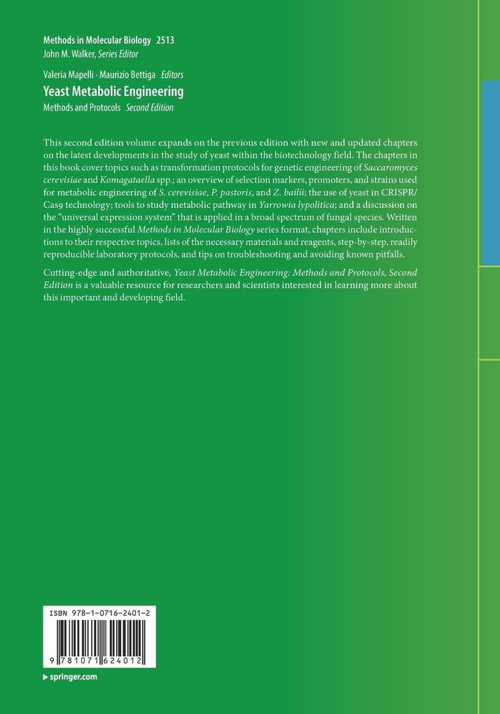Weitere Ansicht: Yeast Metabolic Engineering
