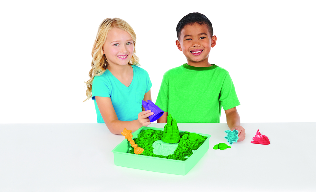 Weitere Ansicht: Spin Master - Kinetic Sand - Sand Box Set Grün (454g)