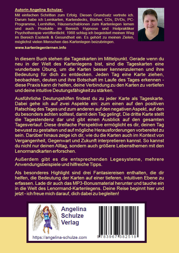 Weitere Ansicht: Kartenlegen lernen mit 40x LENORMAND POWER Band 13 | Angelina Schulze