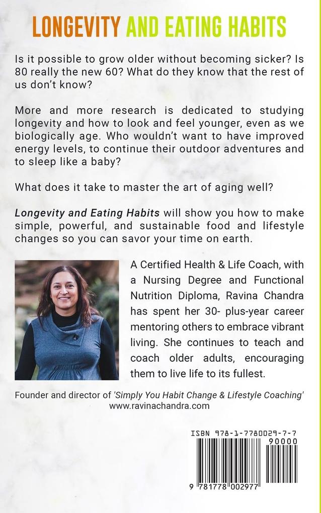 Weitere Ansicht: Longevity and Eating Habits | Ravina M Chandra