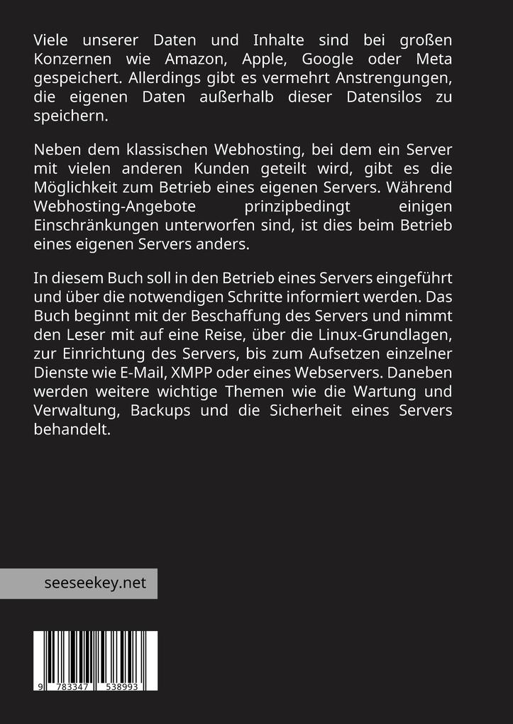 Weitere Ansicht: Selfhosting | Florian Bottke