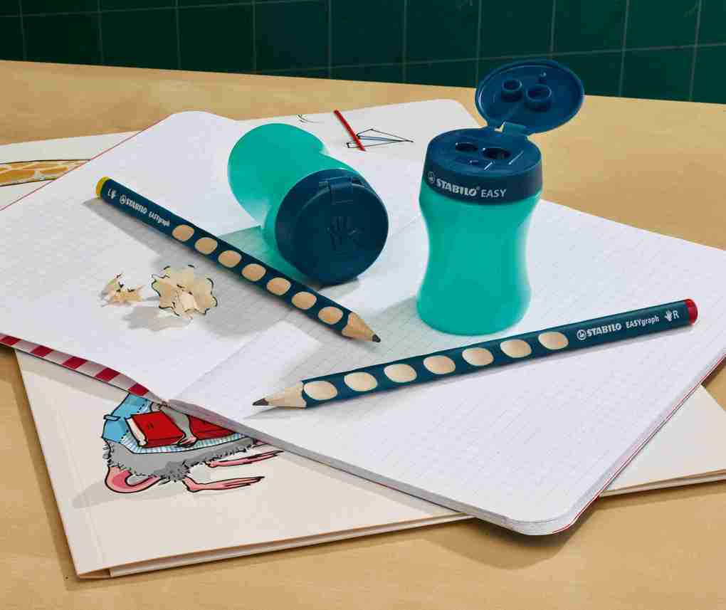 Weitere Ansicht: STABILO Spitzer Dosen-Spitzer für Linkshänder EASYsharpener, 3 in 1, petrol