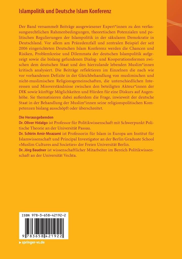 Weitere Ansicht: Islampolitik und Deutsche Islam Konferenz