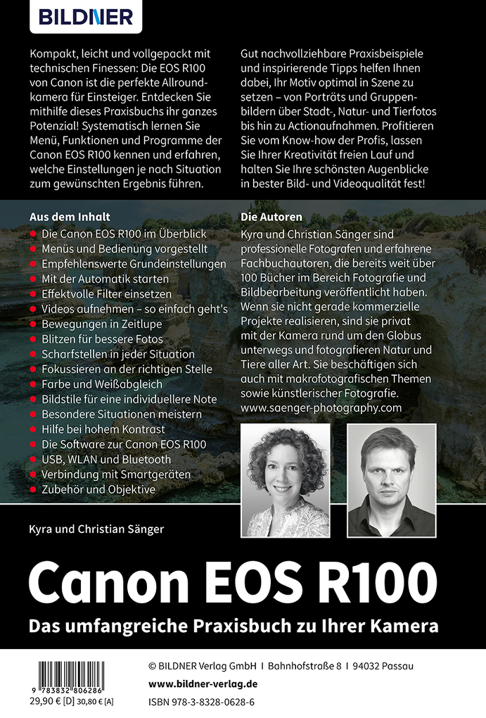 Weitere Ansicht: Canon EOS R100: Das umfangreiche Praxisbuch zu Ihrer Kamera | Dr. Kyra Sänger, Dr. Christian Sänger, Kyra Sänger