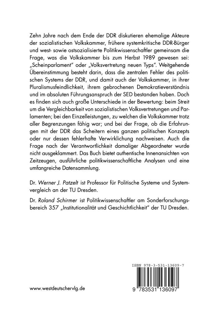 Weitere Ansicht: Die Volkskammer der DDR