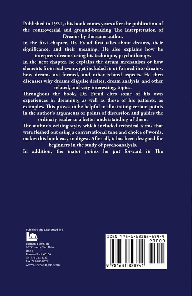 Weitere Ansicht: Dream Psychology Psychoanalysis for Beginners | Sigmund Freud