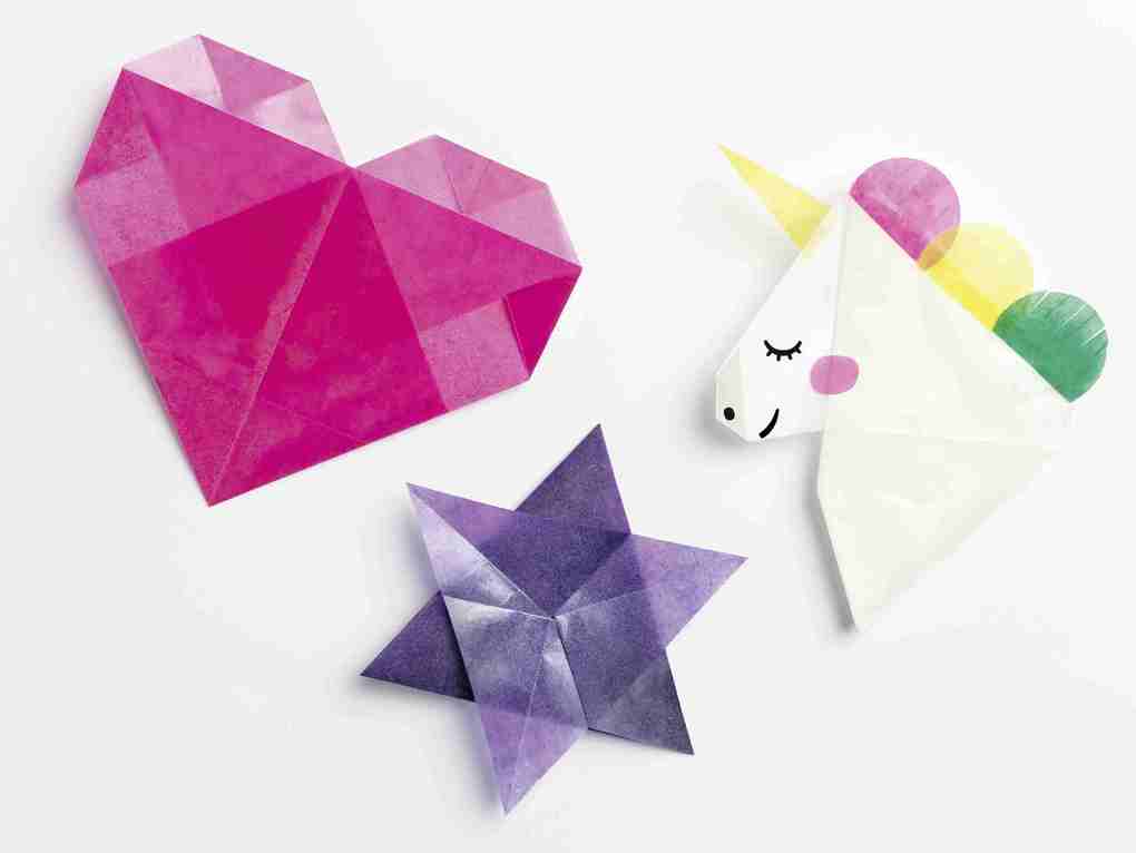 Weitere Ansicht: Folia Transparentpapier-Faltblätter 42g/m², 15x15cm, 500 Blatt, farbig sortiert