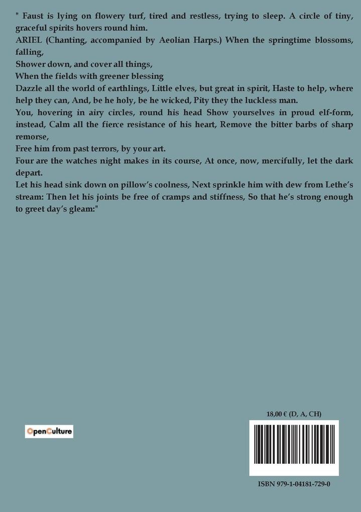 Weitere Ansicht: Faust | Johann Wolfgang Goethe