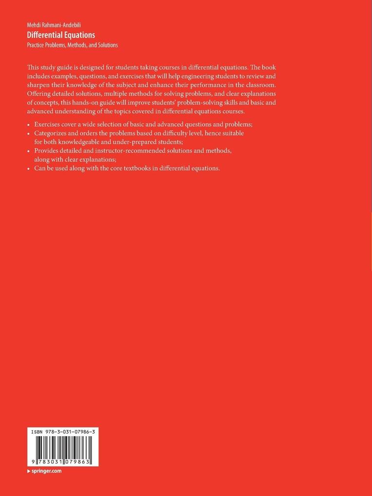Weitere Ansicht: Differential Equations | Mehdi Rahmani-Andebili