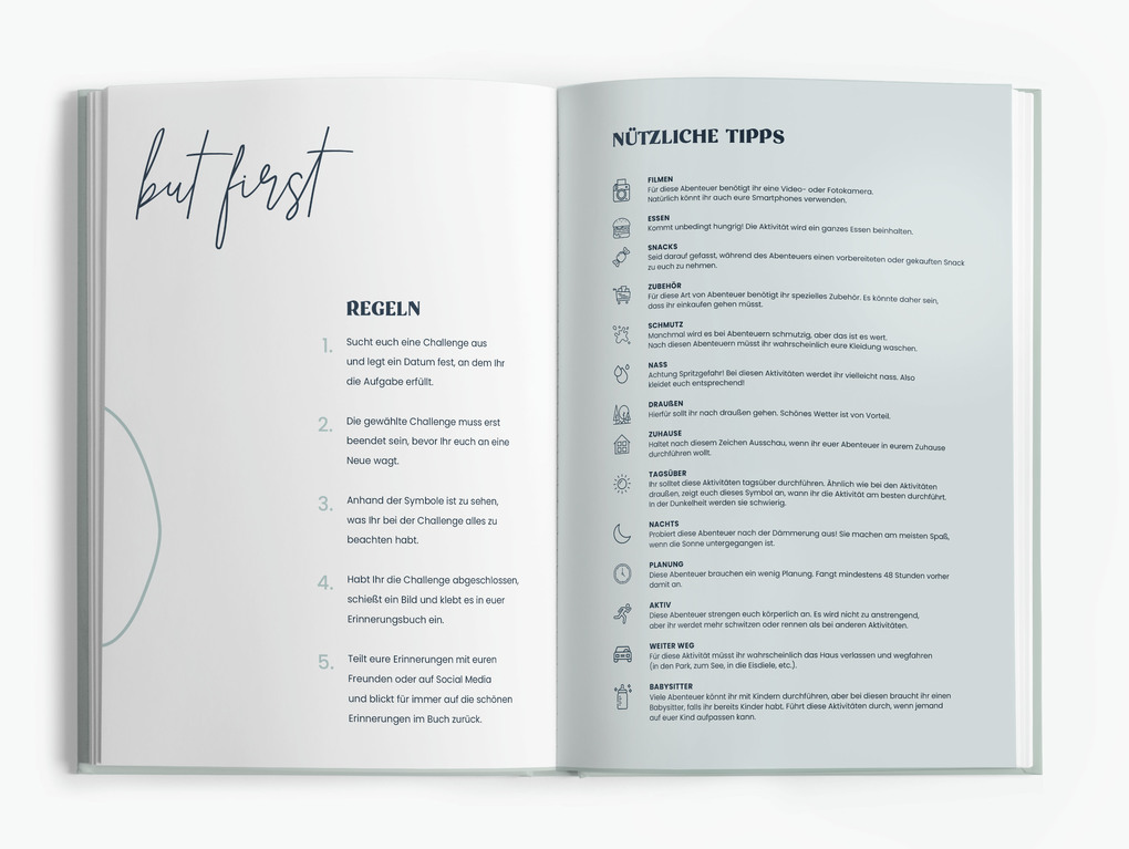 Weitere Ansicht: Memories2Make® Challengebuch für Freundinnen | Memories2Make GmbH