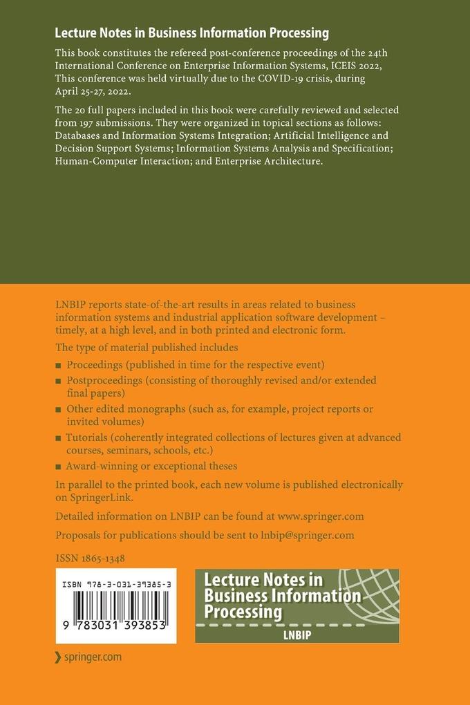 Weitere Ansicht: Enterprise Information Systems
