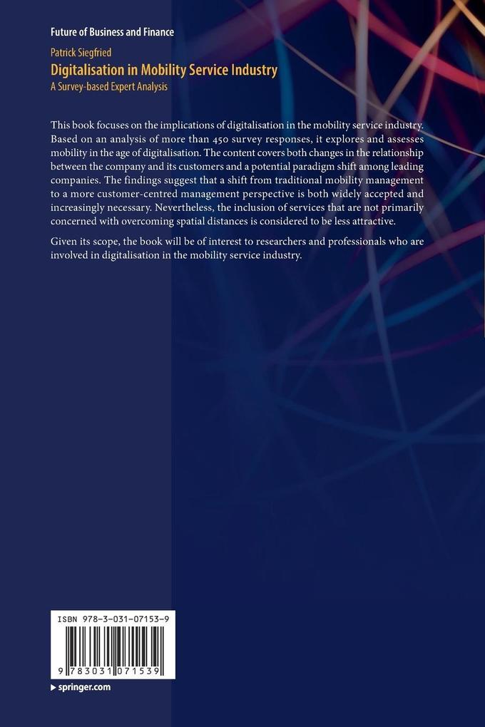 Weitere Ansicht: Digitalisation in Mobility Service Industry | Patrick Siegfried