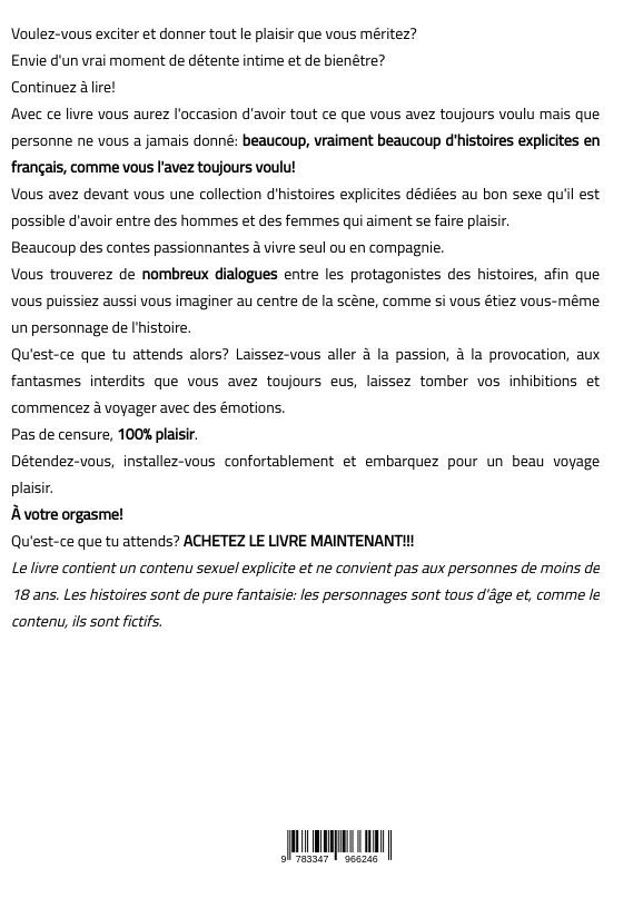 Weitere Ansicht: Compilation érotique pour Adultes | Eva Rossi