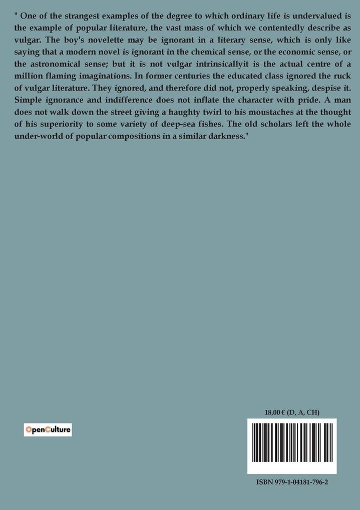 Weitere Ansicht: The Defendant | G. K. Chesterton