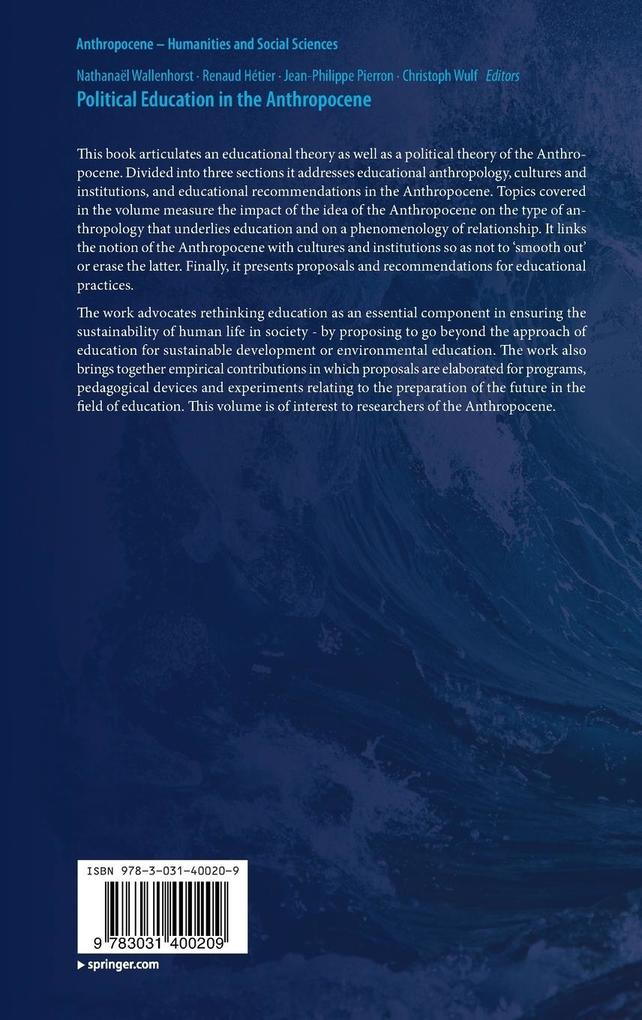 Weitere Ansicht: Political Education in the Anthropocene