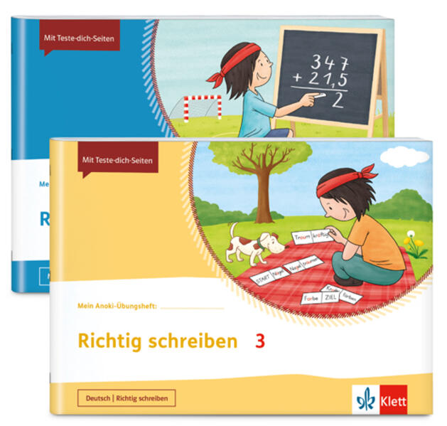 Produktbild: Mein Anoki-Übungsheft - Paket Richtig schreiben / Richtig rechnen 3