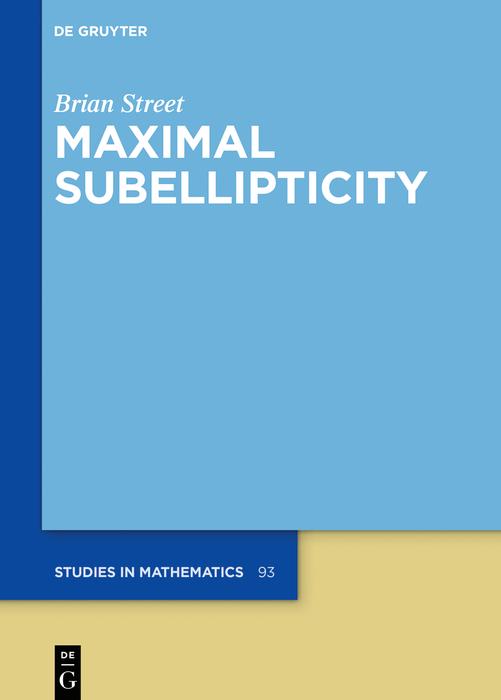 Produktbild: Maximal Subellipticity | Brian Street