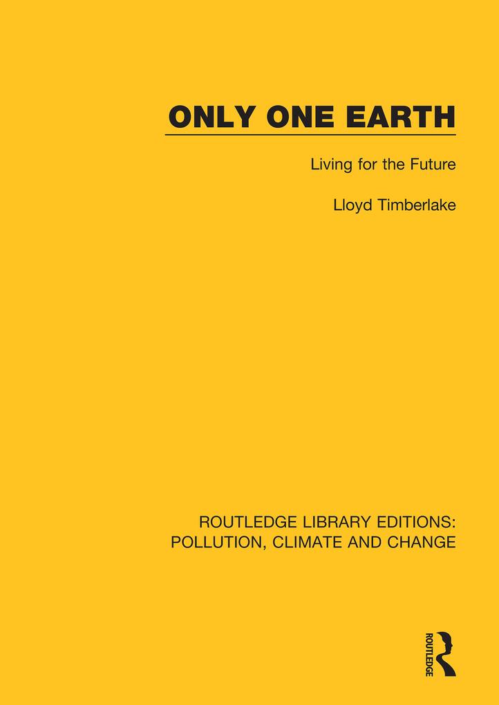 Produktbild: Only One Earth | Lloyd Timberlake