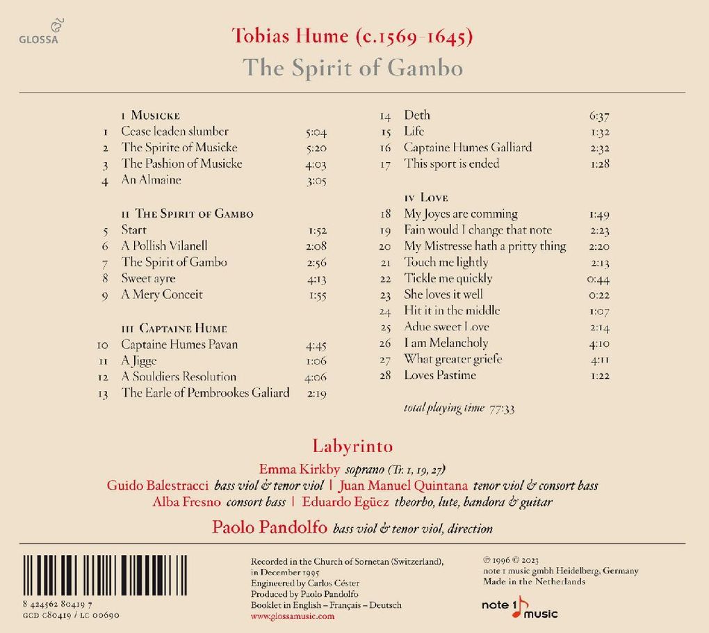 Weitere Ansicht: The Spirit of Gambo | Tobias Hume