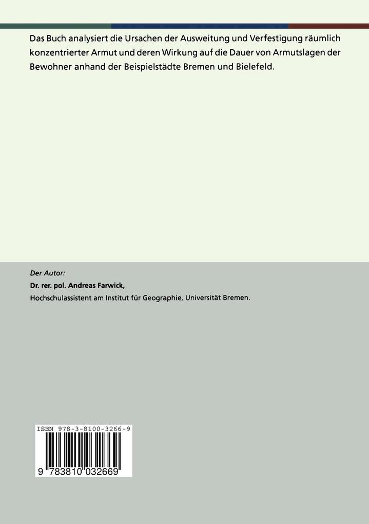 Weitere Ansicht: Segregierte Armut in der Stadt | Andreas Farwick