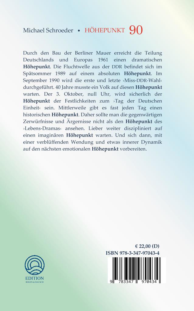 Weitere Ansicht: Höhepunkt 90 | Michael Schroeder