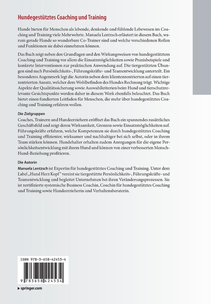 Weitere Ansicht: Hundegestütztes Coaching und Training | Manuela Lentzsch