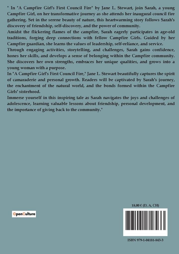 Weitere Ansicht: A Campfire Girl's First Council Fire | Jane Stewart